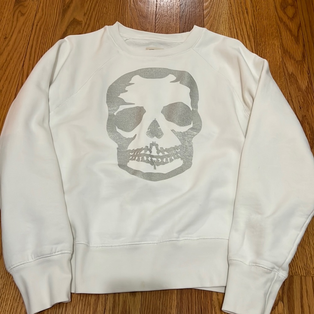 Zadig&Voltaire Skull Strass Crewneck Sweatshirt